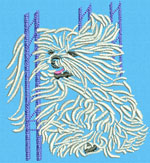 Maltese Agility #2 - Vodmochka Embroidery Design Picture - Click to Enlarge