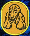 Poodle Embroidered Patch for Poodle Lovers - Click to Enlarge