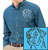 Rottweiler Embroidered Mens Denim Shirt - Click for More Information