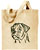 Rottweiler Embroidered Tote Bag #1 - Click for More Information