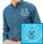 Samoyed Embroidered Mens Denim Shirt - Click for More Information