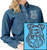 Schnauzer Embroidered Ladies Denim Shirt - Click for More Information