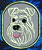 White Schnauzer Embroidery Patch - Click for More Information