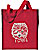 Westie Portrait Embroidered Tote Bag #1 - Red