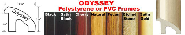 Odyssey Polystyrene or PVC Frames - Click to Close