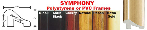 Symphony Polystyrene or PVC Frames - Click to Close