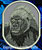 Silverback Gorilla High Definition Portrait #1 Embroidery Patch - Grey