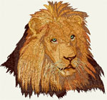 High Definition Lion Portrait HD1 - Vodmochka Embroidery Design Picture - Click to Enlarge - Dimensions (500X465) File Size: 48KB 