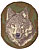 Timber Wolf High Definition Portrait #1 Embroidery Patch - Green