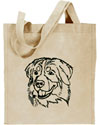 Bernese Mountain Dog Portrait #1 Embroidered Tote Bag #1