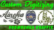Custom Embroidery Logo Digitizing by Vodmochka Graffix