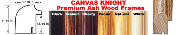 Canvas Knight Premium Ash Wood Frames - Click to Close